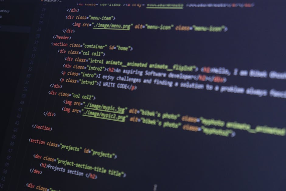 Team reviewing code on a shared screen