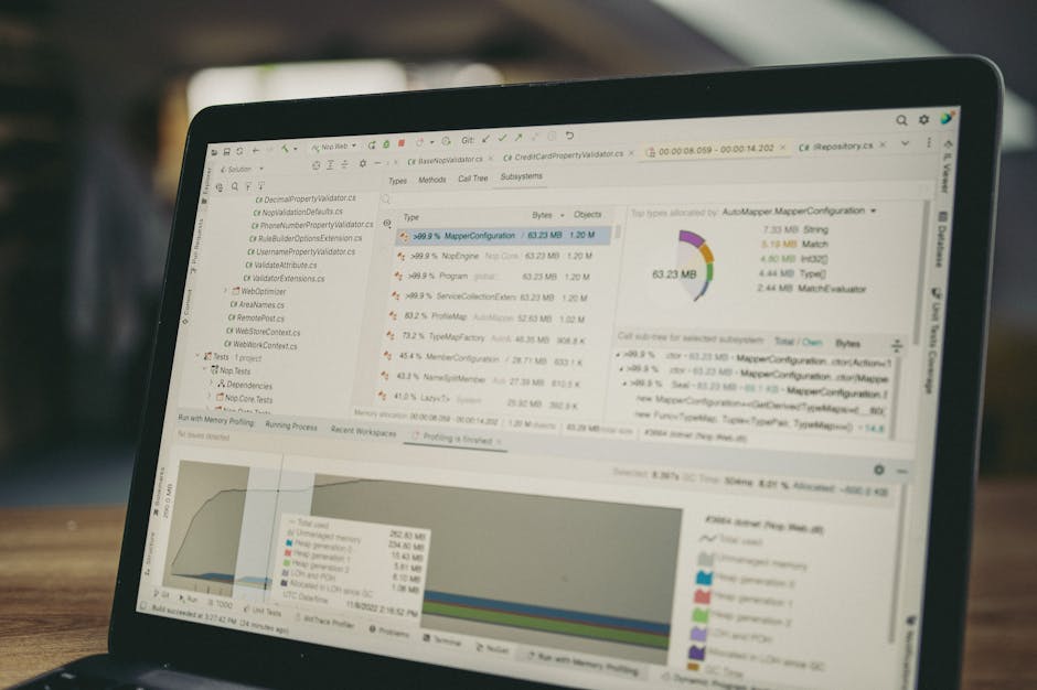 Code editor with multiple files open